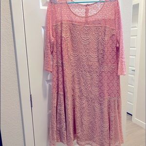 Pink dress size 3x